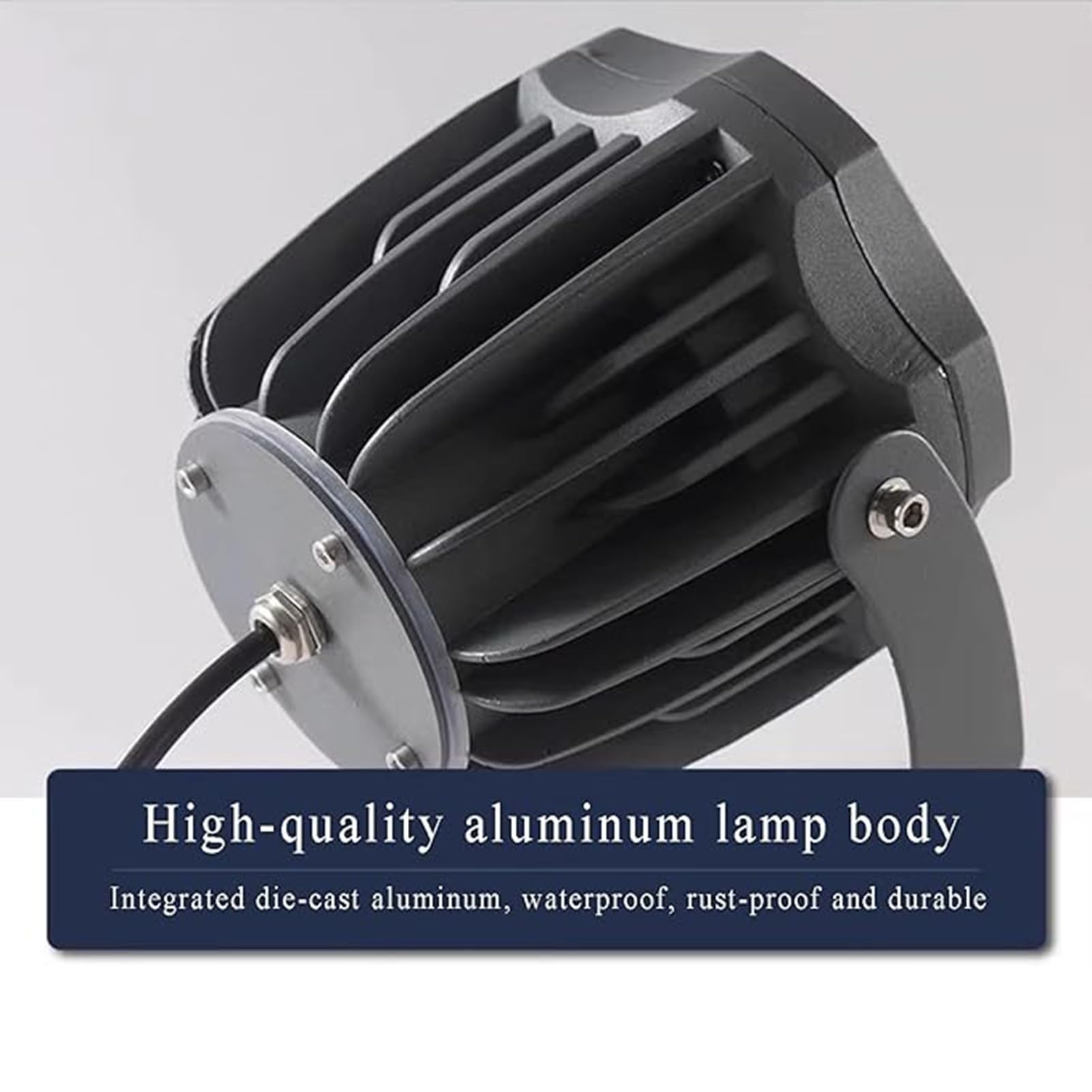 Focos Para Árboles - Foco LED Impermeable IP65, Luces De Jardín De Césped De Bajo Voltaje DC12/24V, Reflector COB Giratorio Para Exteriores, Para Plazas, Parques, Villas(Warm White,30W-DC12V)