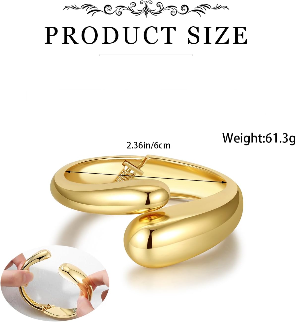 Chunky 14K Gold Plated Bracelet for Women Statement Leopard Bracelets Layered 14K Gold Plated Bangles with Cheetah Print - Image 6