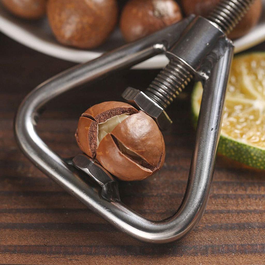 Casse-noix En Acier Inoxydable - Pour Noix Noires, Noisettes, Pécan Et Noix Dures - Design Ergonomique