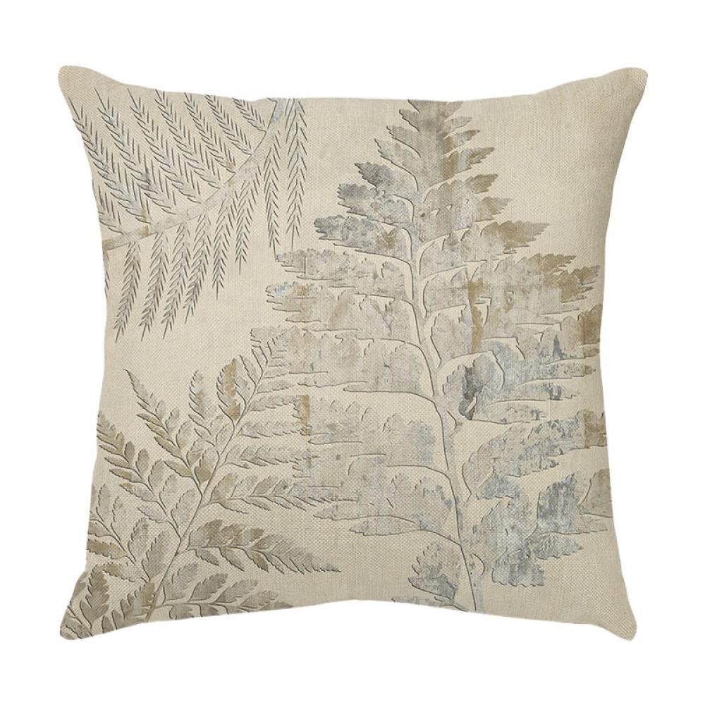 4 Piezas Funda de Almohada 65x65cm Flor Gris Oscuro Fundas de Cojín Terciopelo Sencillo y Decorativo para Sofá Camas Dormitorio Coche Lino Cojines Throw Pillow Covers （26x26in）
