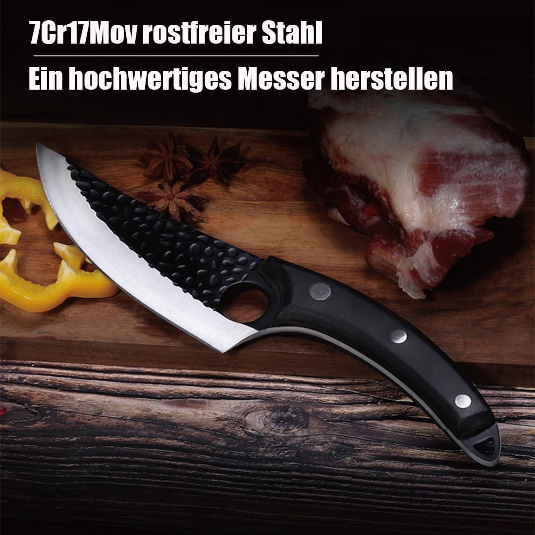 Kochmesser, Küchenmesser - Perfekt zum Schneiden und Zerkleinern, für Grill, Küche und Heimgebrauch