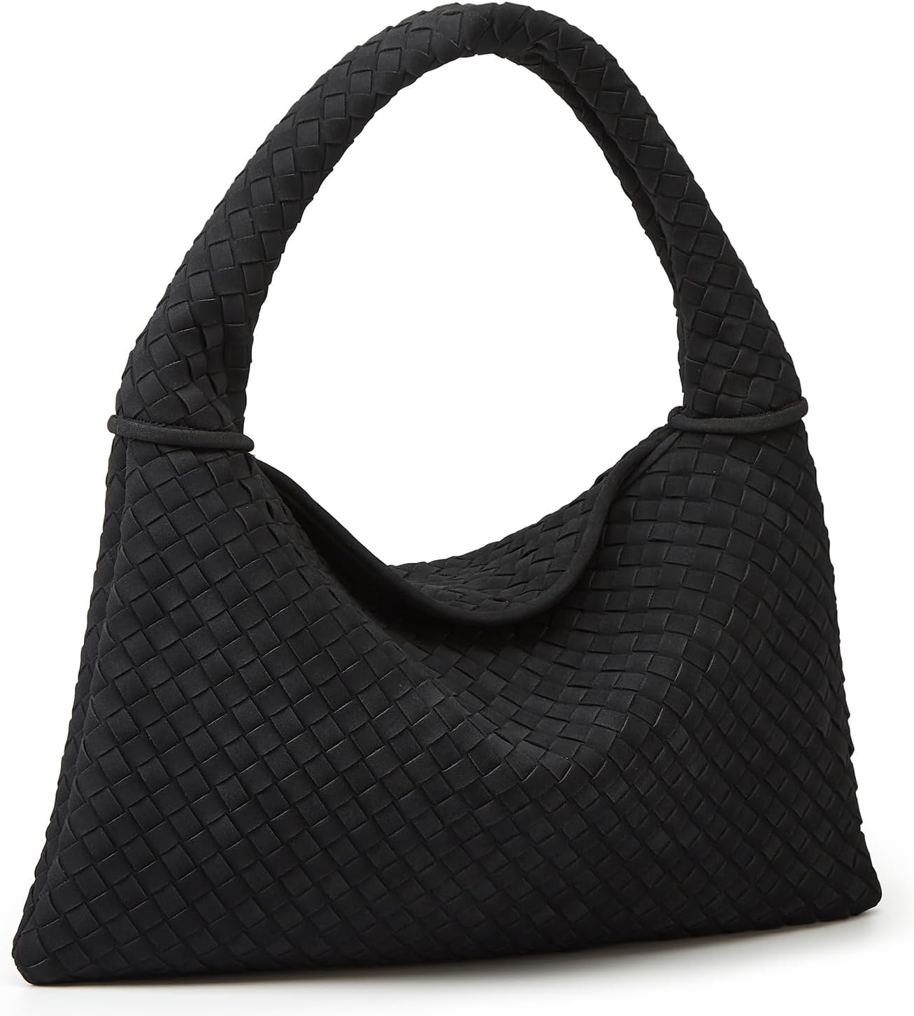 Slouchy Woven Suede Hobo Bags Women Trendy Suede Kuwait