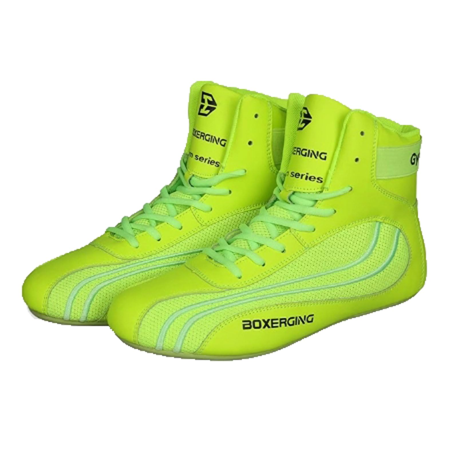 Boxeo Hombre Zapatillas,Hombres,Mujeres Zapatos De Boxeo,Zapatillas Boxeo,Zapatillas De Lucha,Botas Wrestling,Confort,Ajuste Ligero,Soporte para El Tobillo,para Boxeo,Lucha Libre,Blanco