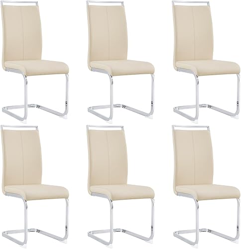 Miniatura 36 de Baysitone Juego de 4 sillas de comedor modernas, sillas laterales para cocina, con respaldo alto acolchado de piel sintética, para habitación, Gris