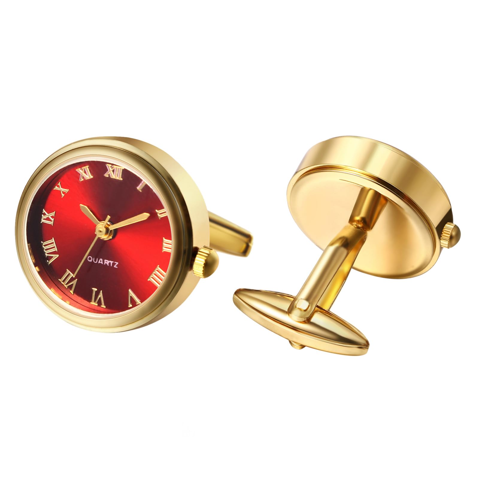 JewelryWe Herrenuhr Quadratische Chronograph Uhr: 3er Set 30