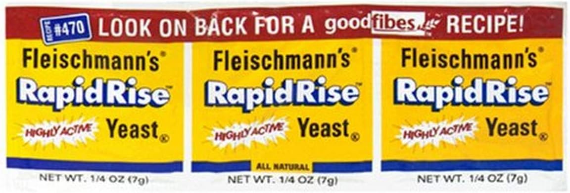Fleischmann's Rapid Rise Yeast, 0.25 Ounce (3 Count)