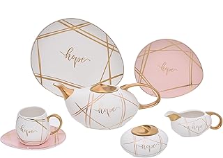 طقم شاي مكون من 24 قطعة من اكسفورد، TJ0046