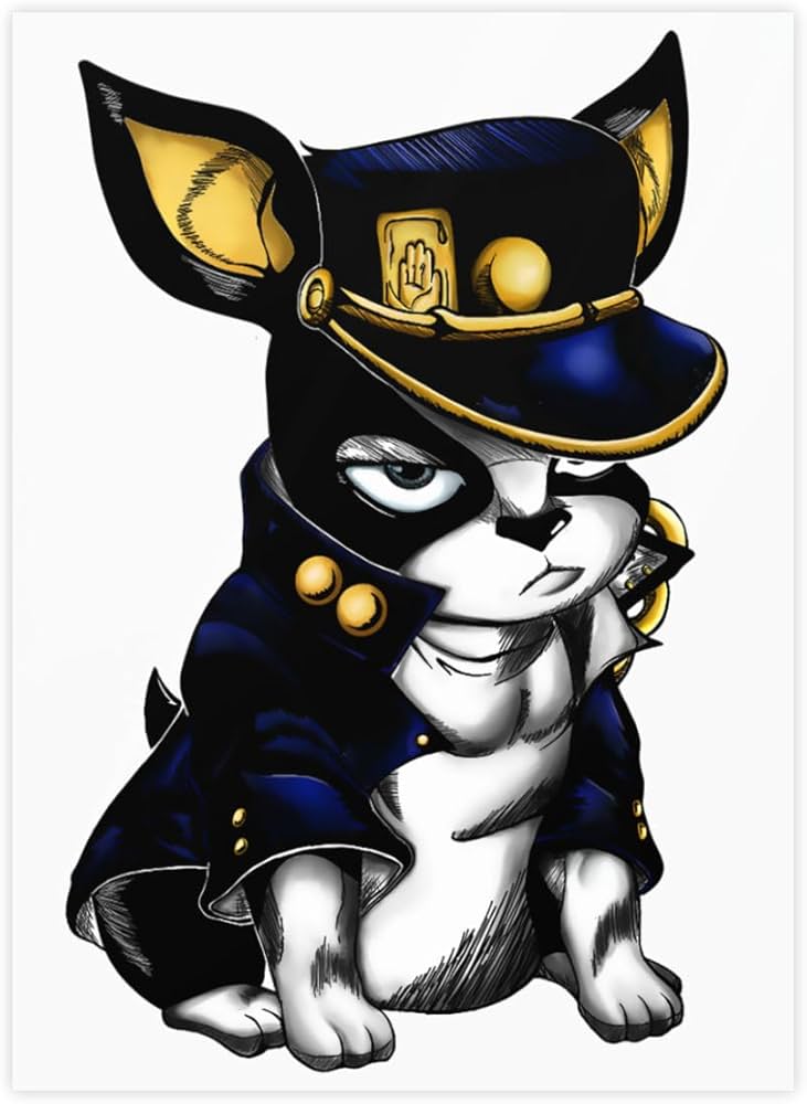 Amazon.co.jp: ジョジョの奇妙な冒険 イギー 1枚 クリスタルステッカー