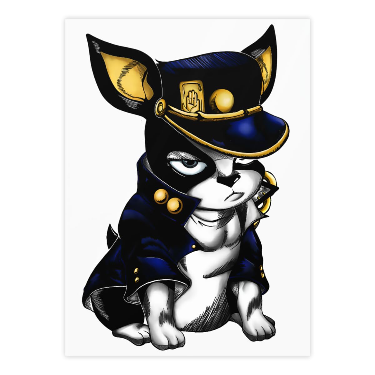 Amazon.co.jp: ジョジョの奇妙な冒険 イギー クリスタルステッカー