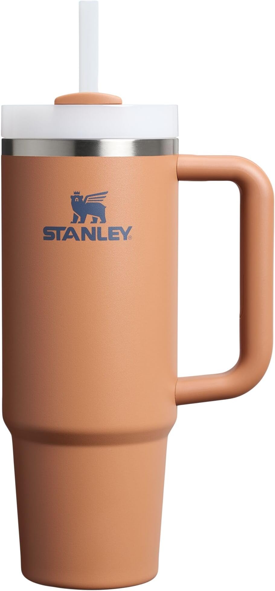 Stanley Quencher H2.0 Tumbler with Handle and Straw 30 oz Flowstate 3-Position Lid Cup Holder Compatible for Travel Insulated Stainless Steel Cup BPA-Free Toast