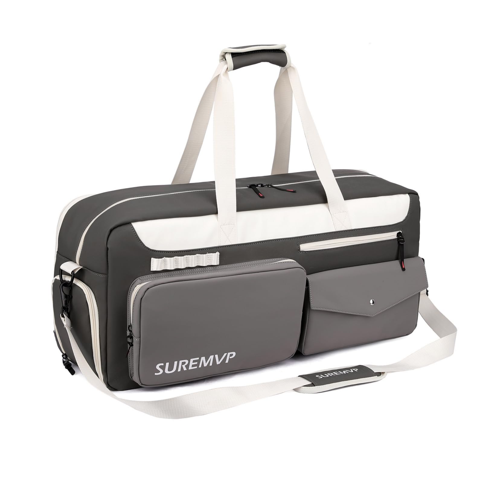 Borsa Porta Racchette Borsa Tennis Borsa Sportiva Custodia Attrezzatura Borsone Palestra con Scomparto Scarpe E Rivestimento Isolante in Fibra di