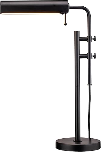 Miniatura 1 de O'Bright Aurora - Lámpara LED de escritorio de farmacia, brazo oscilante, diseño industrial para leer, manualidades, trabajo, LED de 10 W, altura