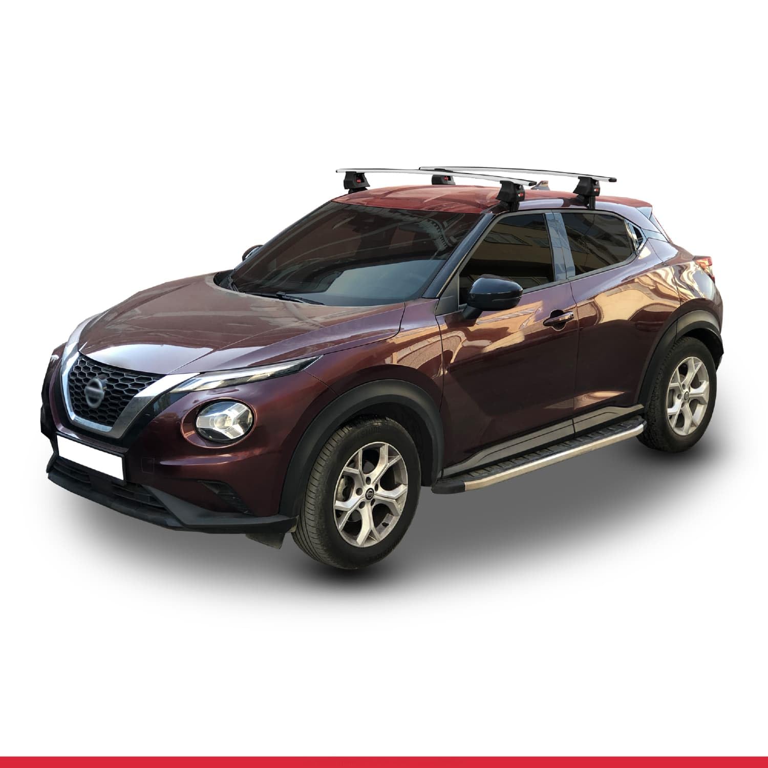 Compatibile con Nissan Juke 2 (F16) 2020-2025 Ace-4 Barre Tetto Portapacchi Auto Barre Portatutto Grigo Alluminio 2 Barre