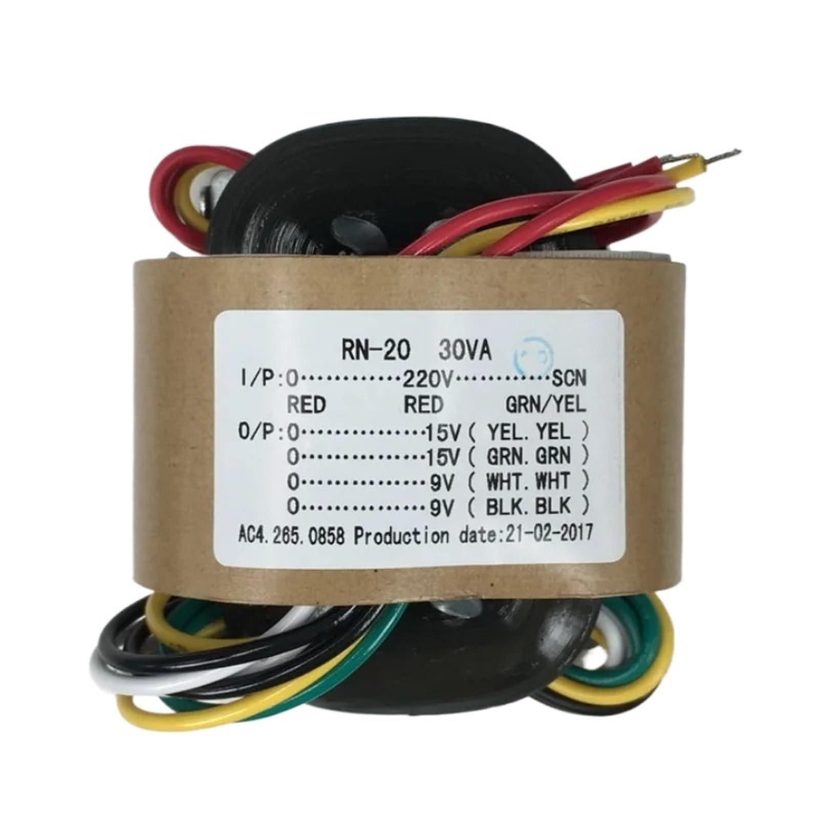 1 pz R Core 30 W R20 230 V a 2 x 15 V 2 x 9 V Rame Scudo Personalizzato preamplificatore decoder Auricolare DAC Alimentatore Audio(220V 2X15V 2X9V)