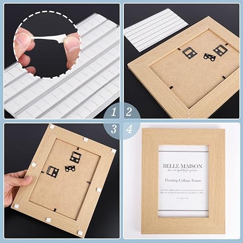 Miniatura 4 de SUMAJU - 408 piezas de masilla adhesiva pegajosa, desmontable, reutilizable, segura para la pared, para colgar cuadros, pósteres, museo, limpieza,