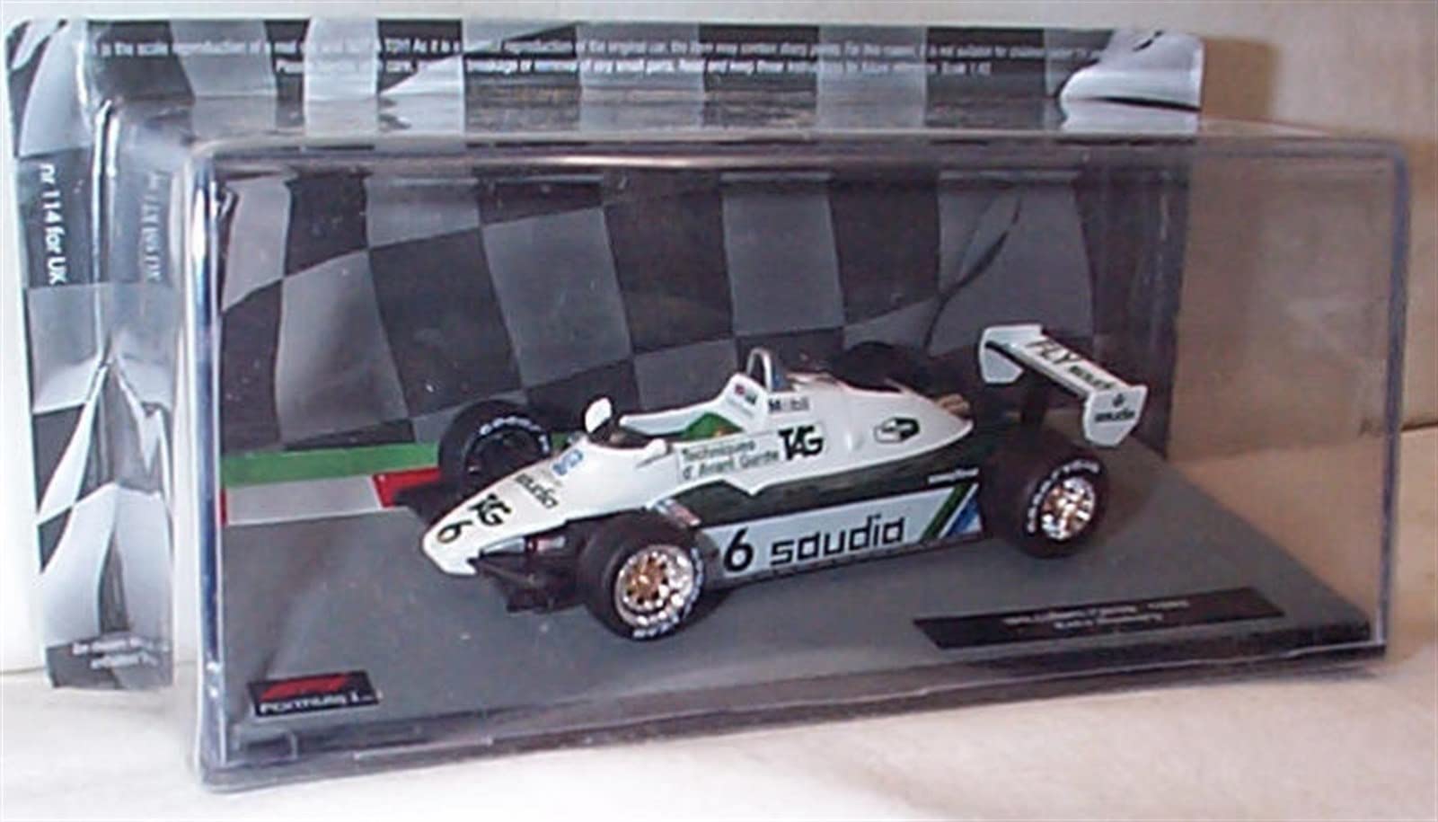 Eaglemoss Williams Fw08 1982 Keke Rosberg F1 Collection vehicle 1.43 scale diecast model