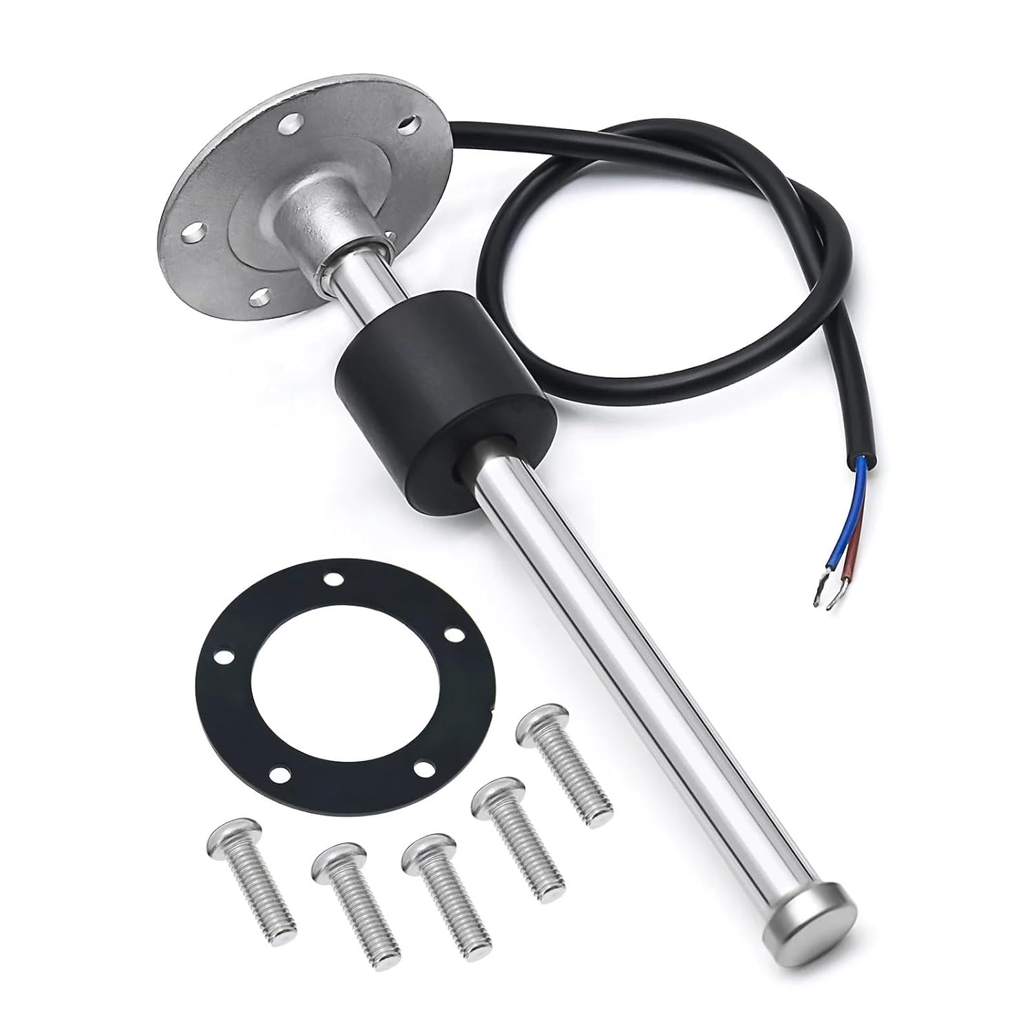 1Pc Fuel Float Level Sensor 0-190ohm Stainless Steel 100mm 200mm 300mm Car Oil Level Sensors PAD(300MM Sensor)