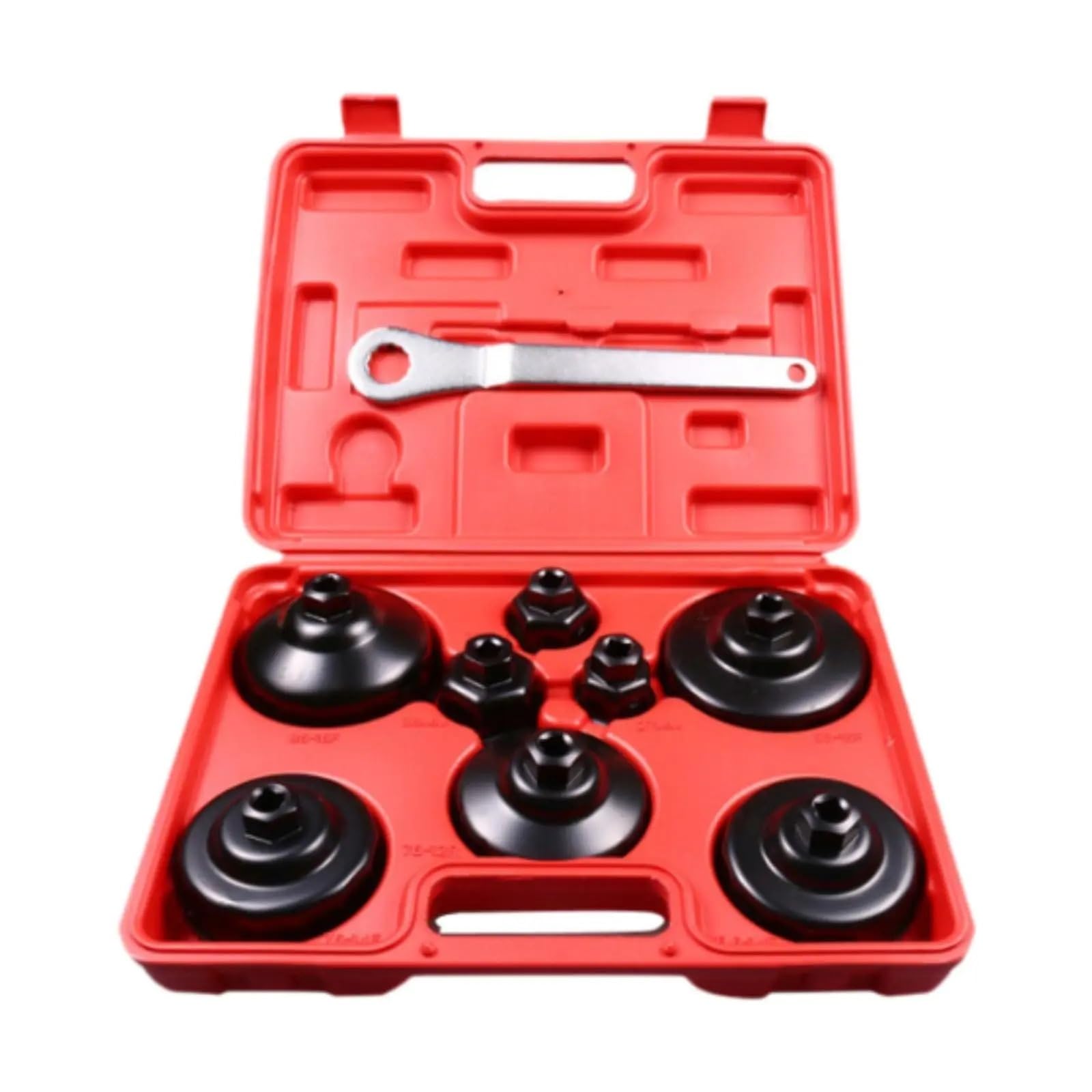 Kit de herramientas de llave de vaso para filtro de aceite, 9 piezas, extracción de tapa de carcasa automática Filtro de urea SCR
