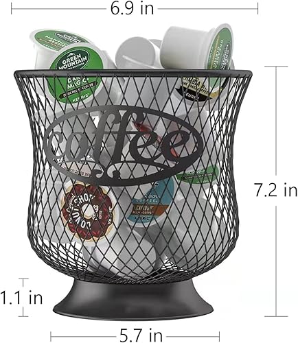 Miniatura 5 de Soporte para cápsulas de café, soporte para tazas K de gran capacidad, organizador de cápsulas Nespresso, organizador de tazas K para encimera de