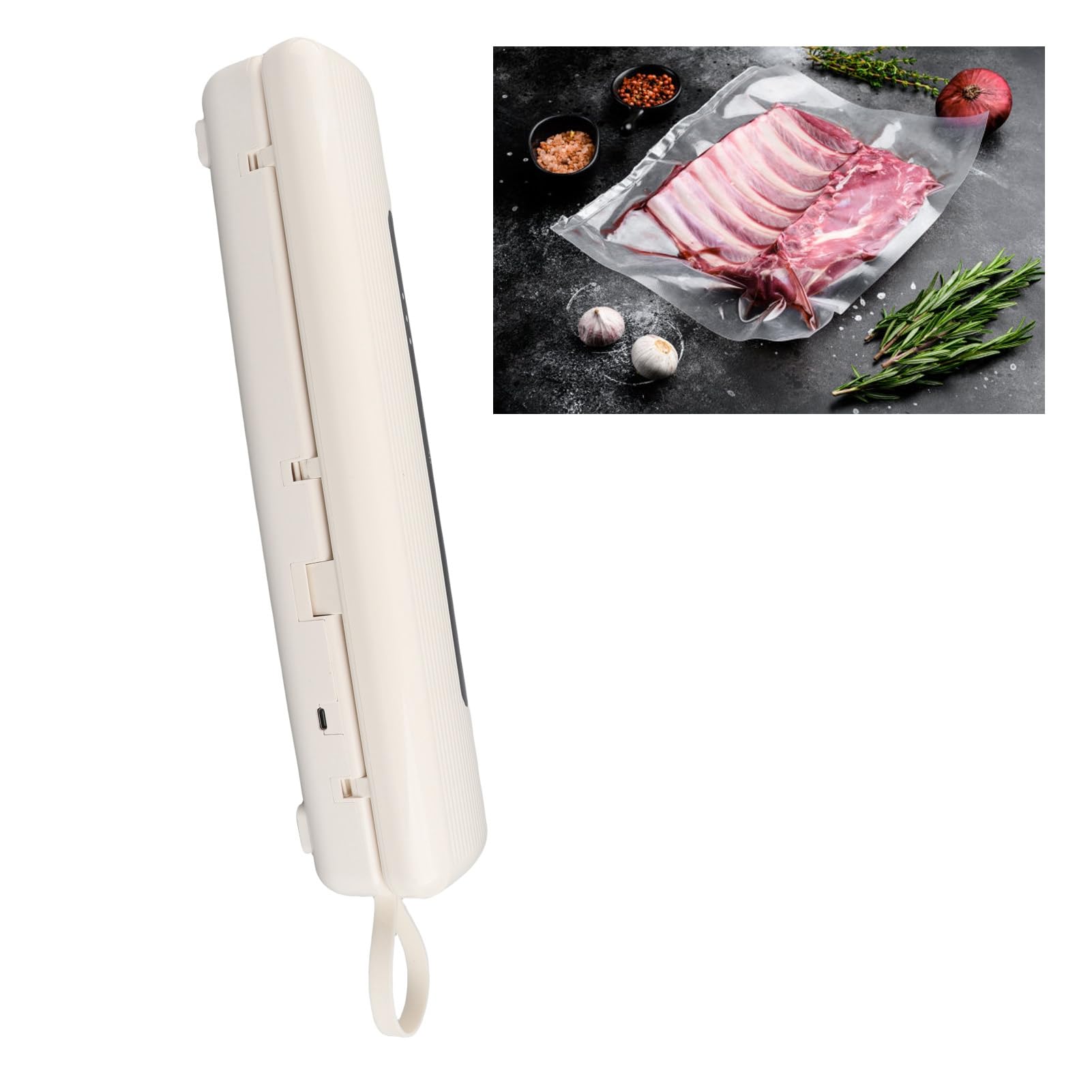 Jiawu Extracción Eficiente Llena de Selladores de Vacío Automáticos Compactos para Bolsas de Envases de Alimentos de Blanco de Alta Seguridad