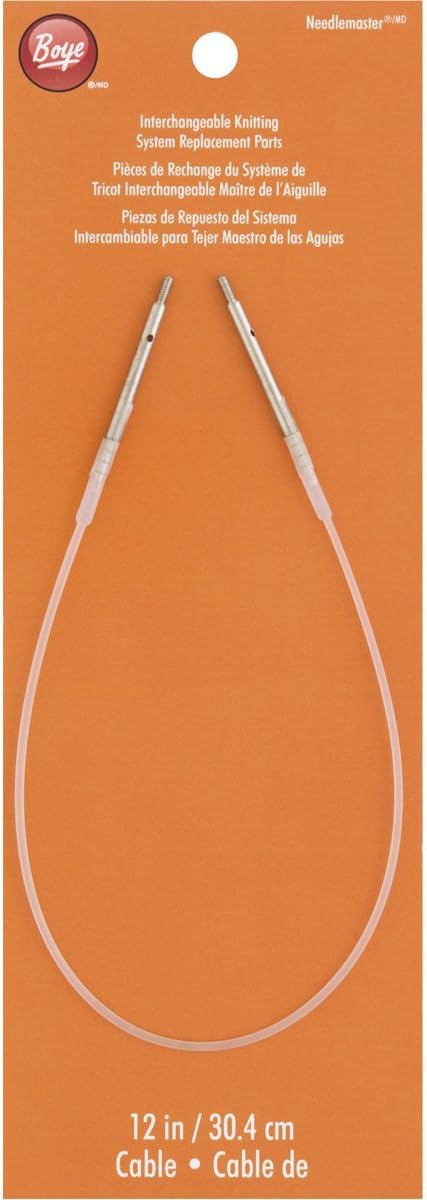 Boye Needlemaster Replacement Cables, 12"