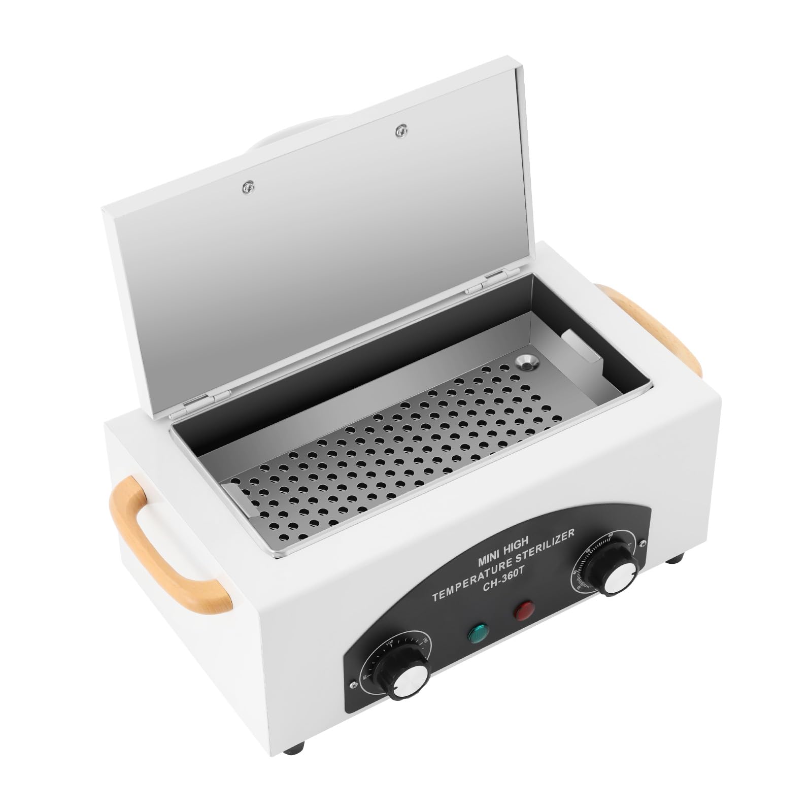 Sterylizator wysokotemperaturowy, dezynfekcja gorącym powietrzem do narzędzi do paznokci, 300 W, 2 l, 220 ℃, urządzenie do sterylizacji na sucho, artykuł do czyszczenia pielęgnacji stóp, tatuażu,