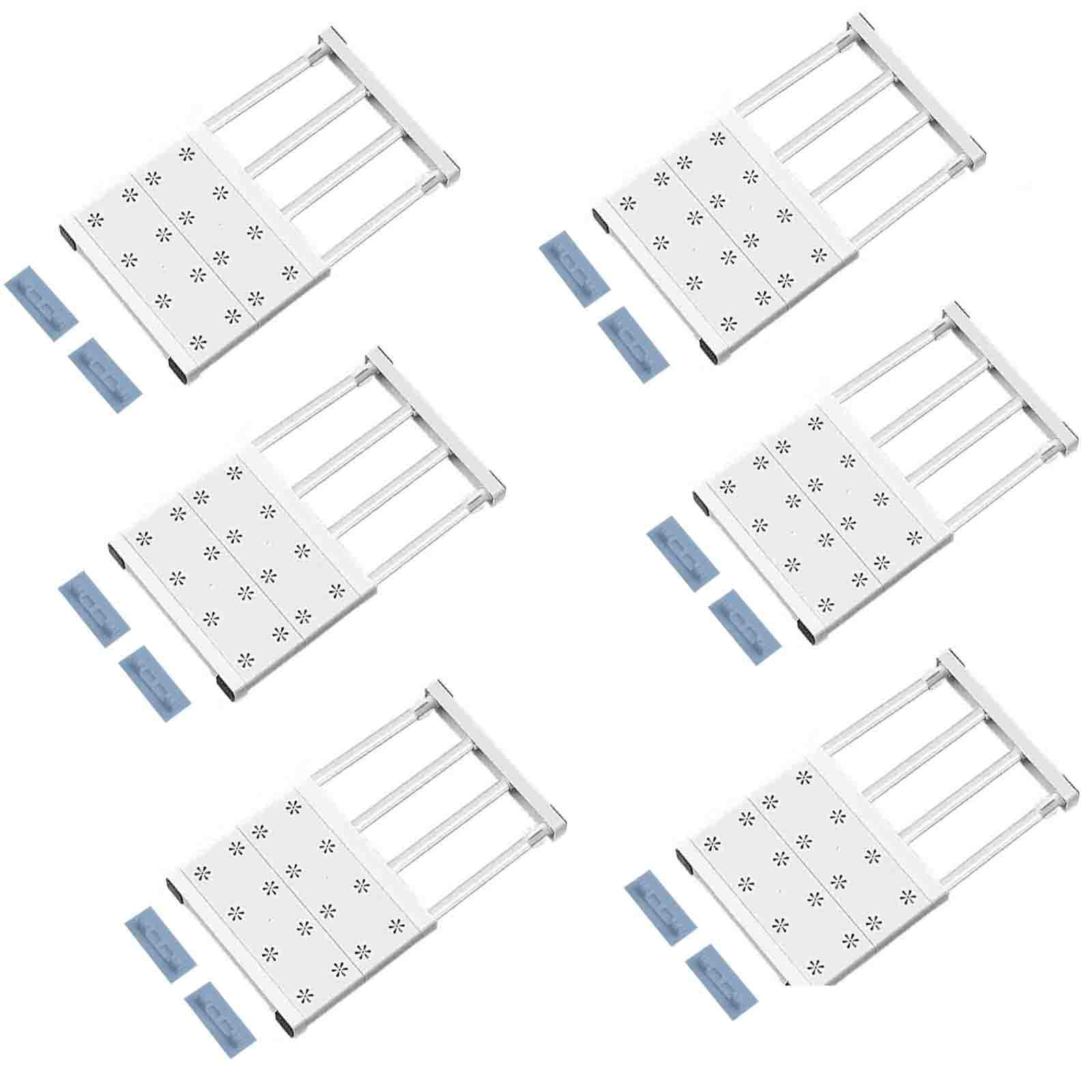 Estante extensible premium para armario, divisor de alta resistencia de 35 cm de ancho