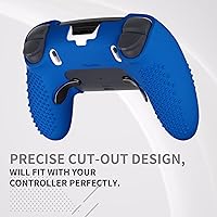 Vista 57 de PlayVital 3D Studded Edition Anti-Slip Silicone Cover Case for ps5 Edge Controller, Soft Rubber Protector Skin for ps5 Edge Wireless Controller with