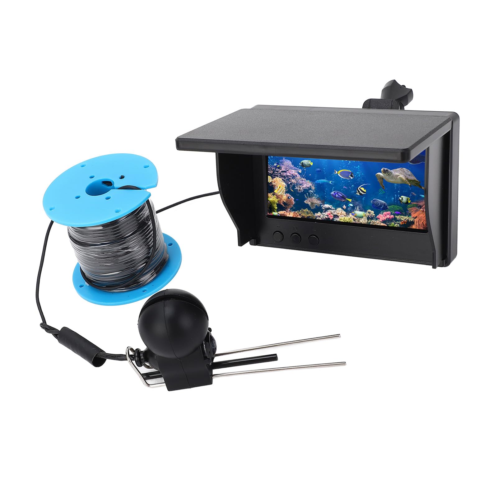 Underwater Fishing Camera 1080P Ultra Wide Angle Lens for Ice Fishing 30m Cable