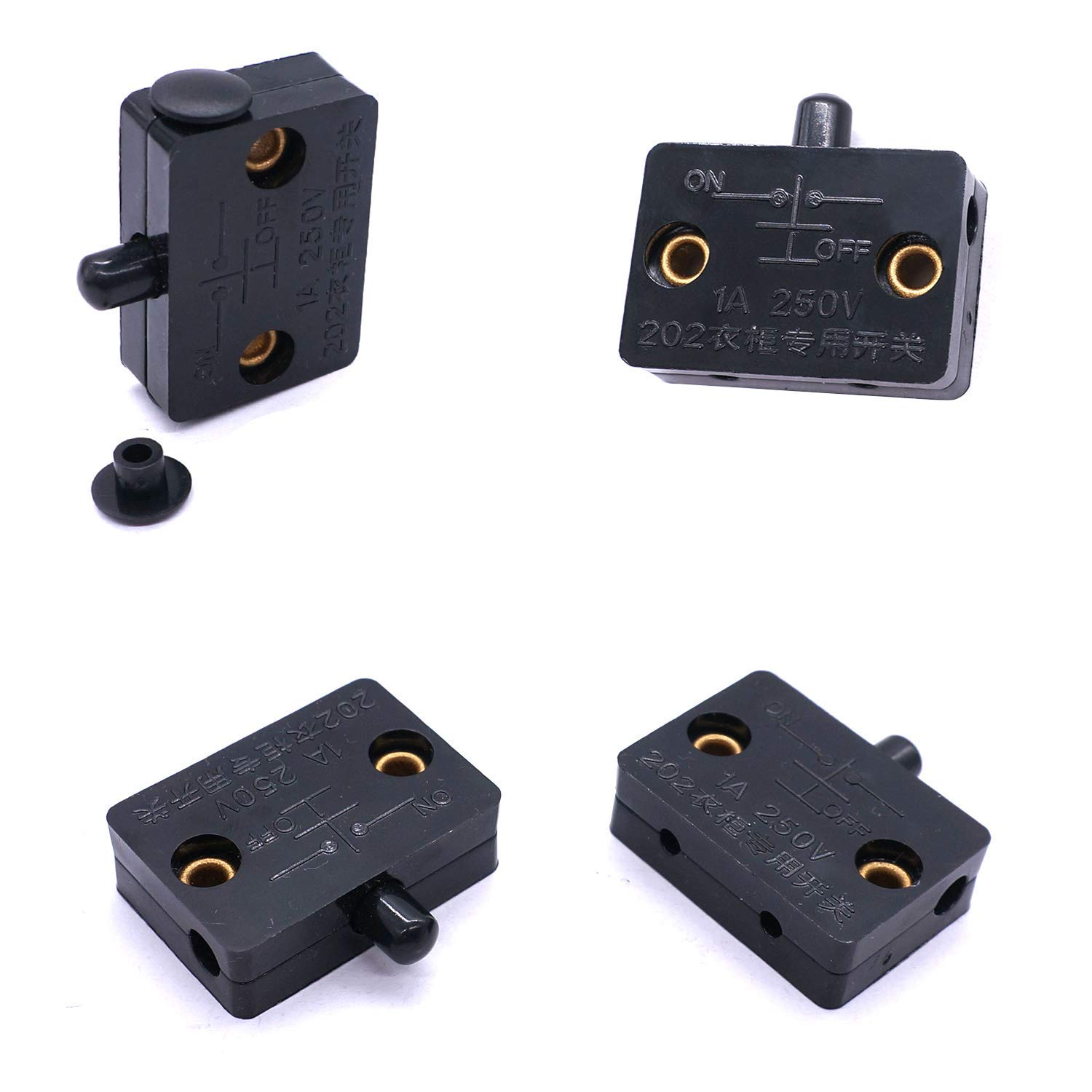 Door Activated Light 2-Pack Cabinet Light Switches - Automatic On/Off ...