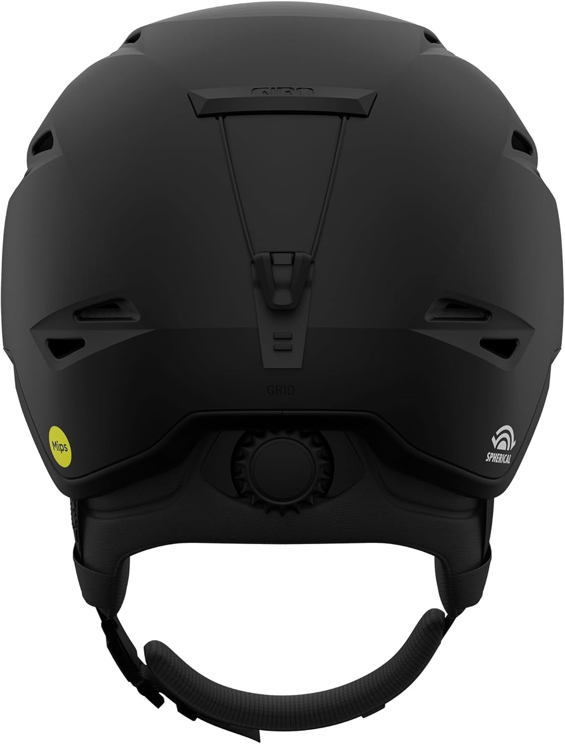 Giro Grid Spherical Snow Ski Helmet for Men & Women - Designed for Backcountry Guides, Side Country, & Touring Athletes Matte Black S (52-55.5cm)