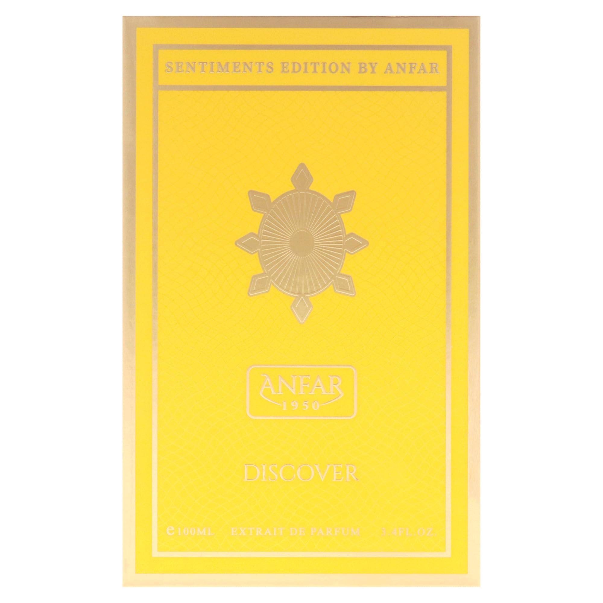 Sentiments Edition – Discover by Anfar for Men – 96 g Extrait De Parfum Spray