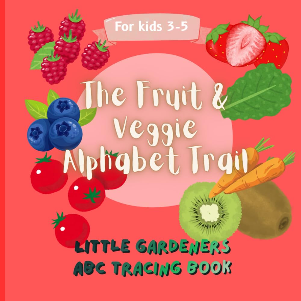 Kids tracing ABC book Fruits and Vegetable edition