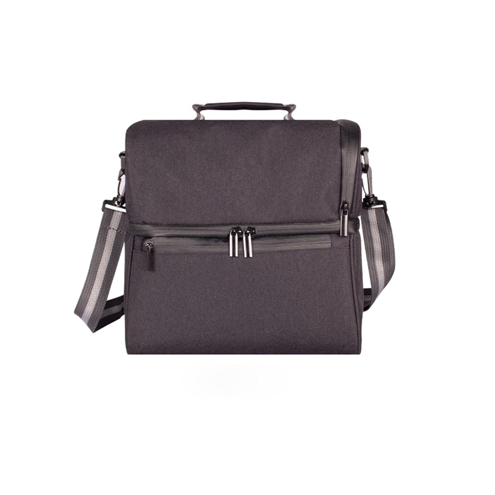 Double-Decker Soft Cooler Backpack with Hard Liner, Lightweight Cooling Bag for working/Camping/BBQ/Family Outdoor Activities, Collapsible Cooler