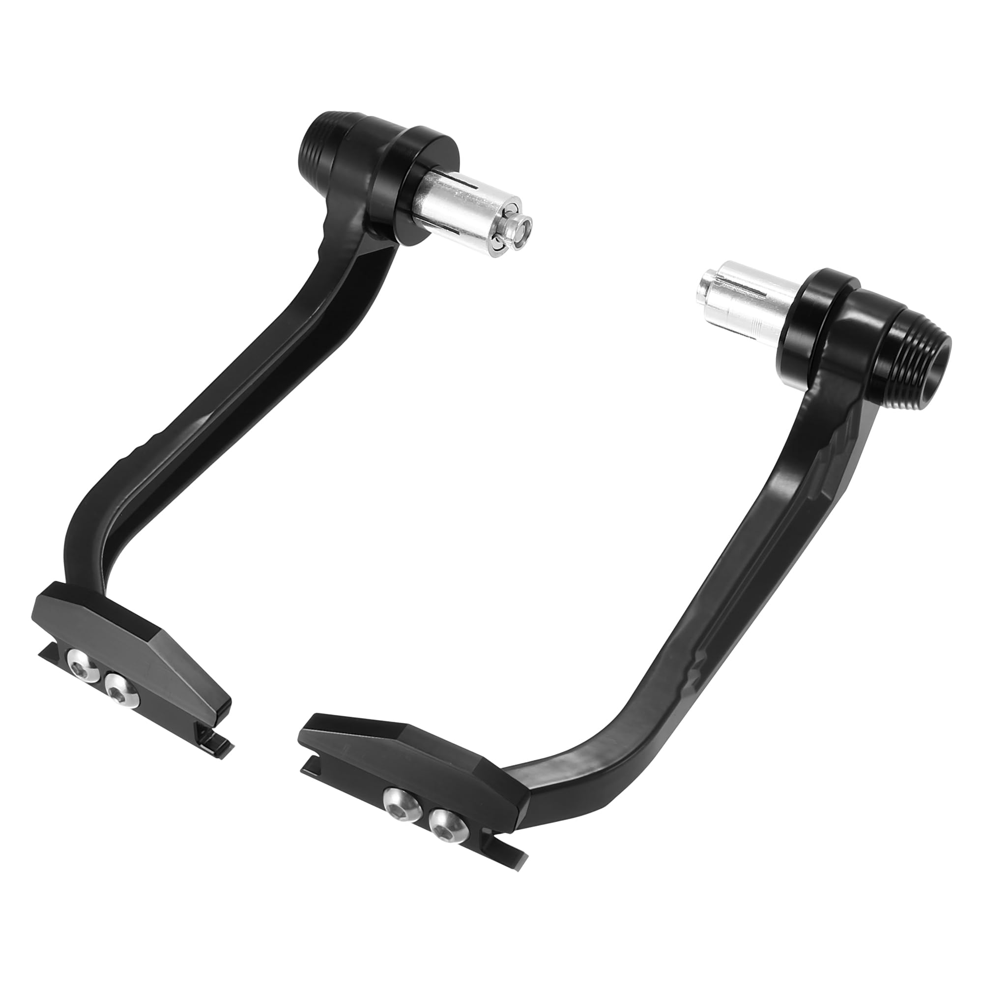 Motoforti 1 Pair Motorcycle Brake Lever Guard Protector Grip 7/8" 22mm Black