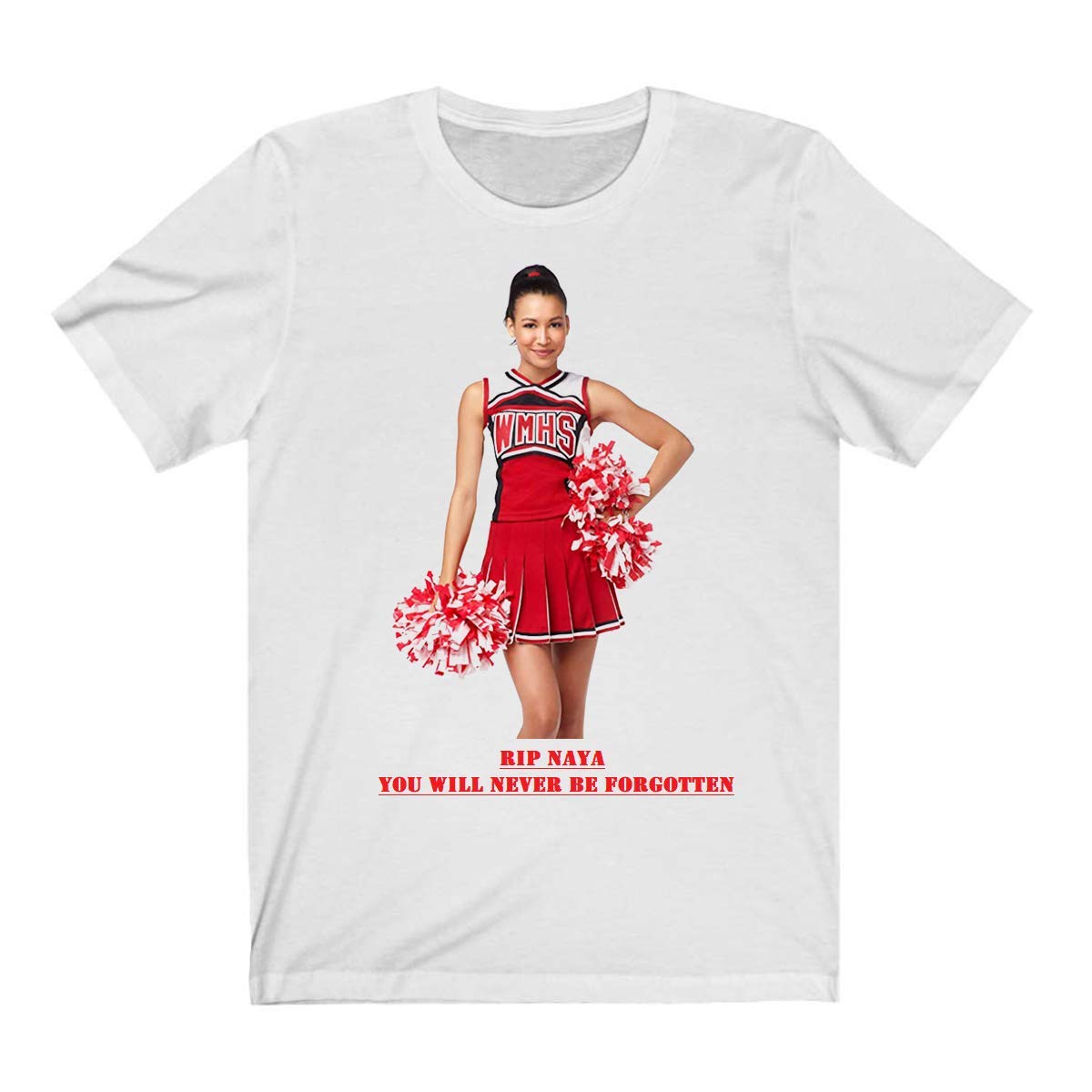 Rip Naya Rivera Glee You Will Never Be Forgotten T Shirt Long Sleeve Sweatshirt Hoodie Customized