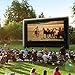 XHYCPY 20 Feet Inflatable Projector Screen Outdoor Inflatable Movie Screen with Air Blower Storage Bag, Easy Set Up Blow Up Screen for Backyard Movie Night, Theme Parties, Celebrations
