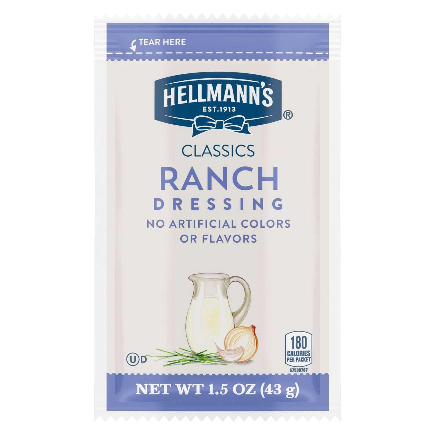 HELLMANN'S Ranch / 1.5 Ounce (Pack of 102) / 102 Balsamic