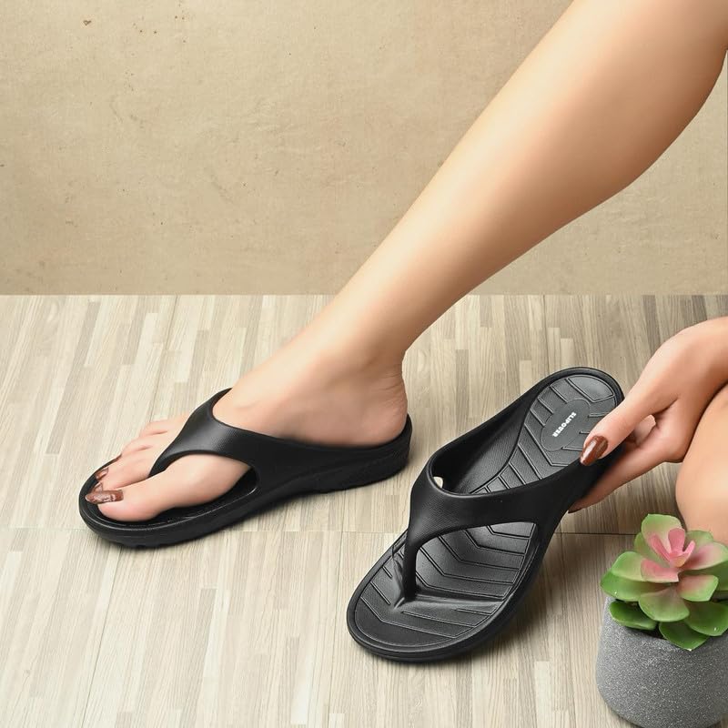 Image of SLIPOVER Flip Flop (W Boost) Slippers for Women Stylish|Comfortable|Soft|Lightweight|Anti-Skid|Arch Support|Lab Tested|Casual|EVA Slippers|Sandals|Chappals, Ideal for: Womens|Girls