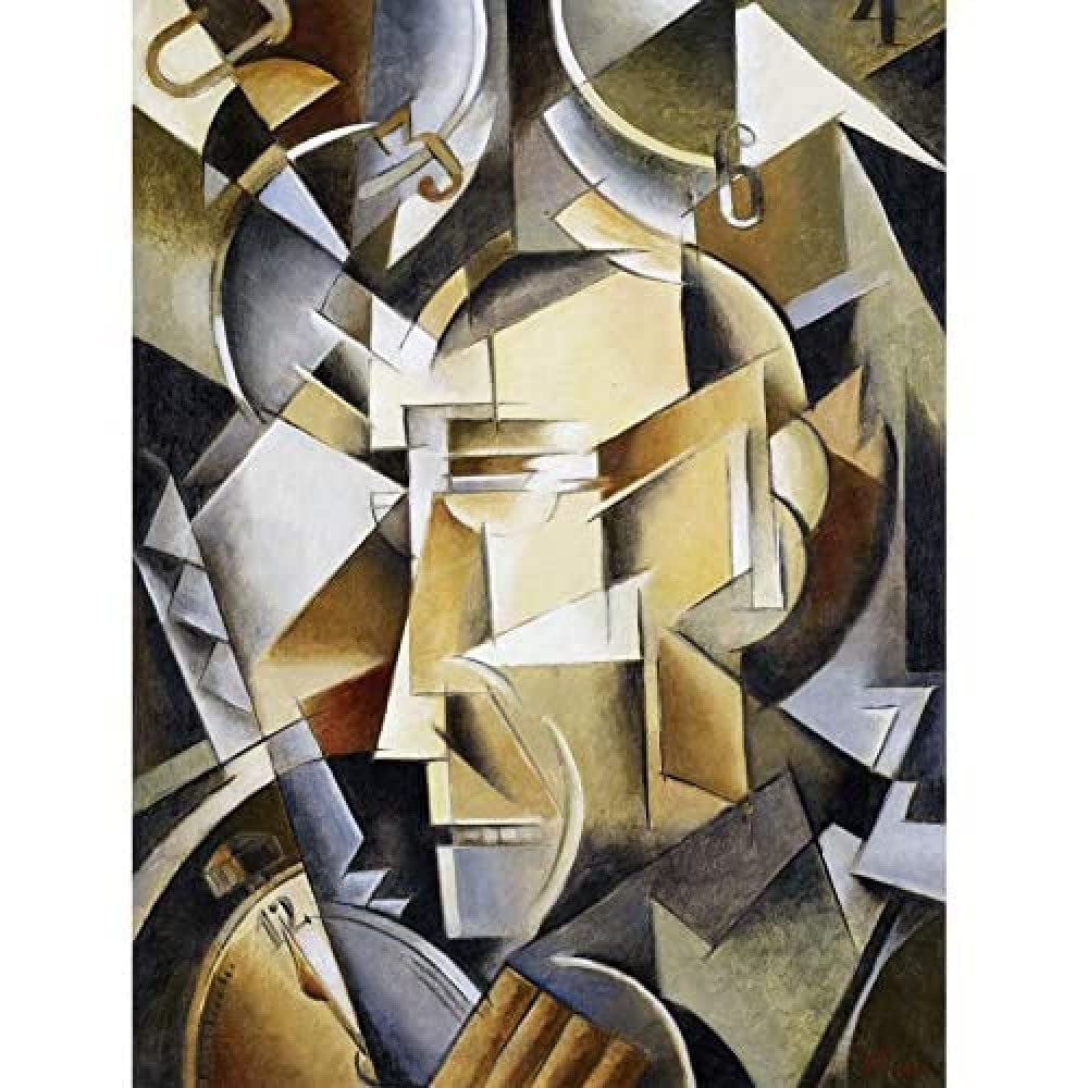 Artery8 Kliun The Clockmaker Painting Art Print Canvas Premium Wall Decor Poster Mural