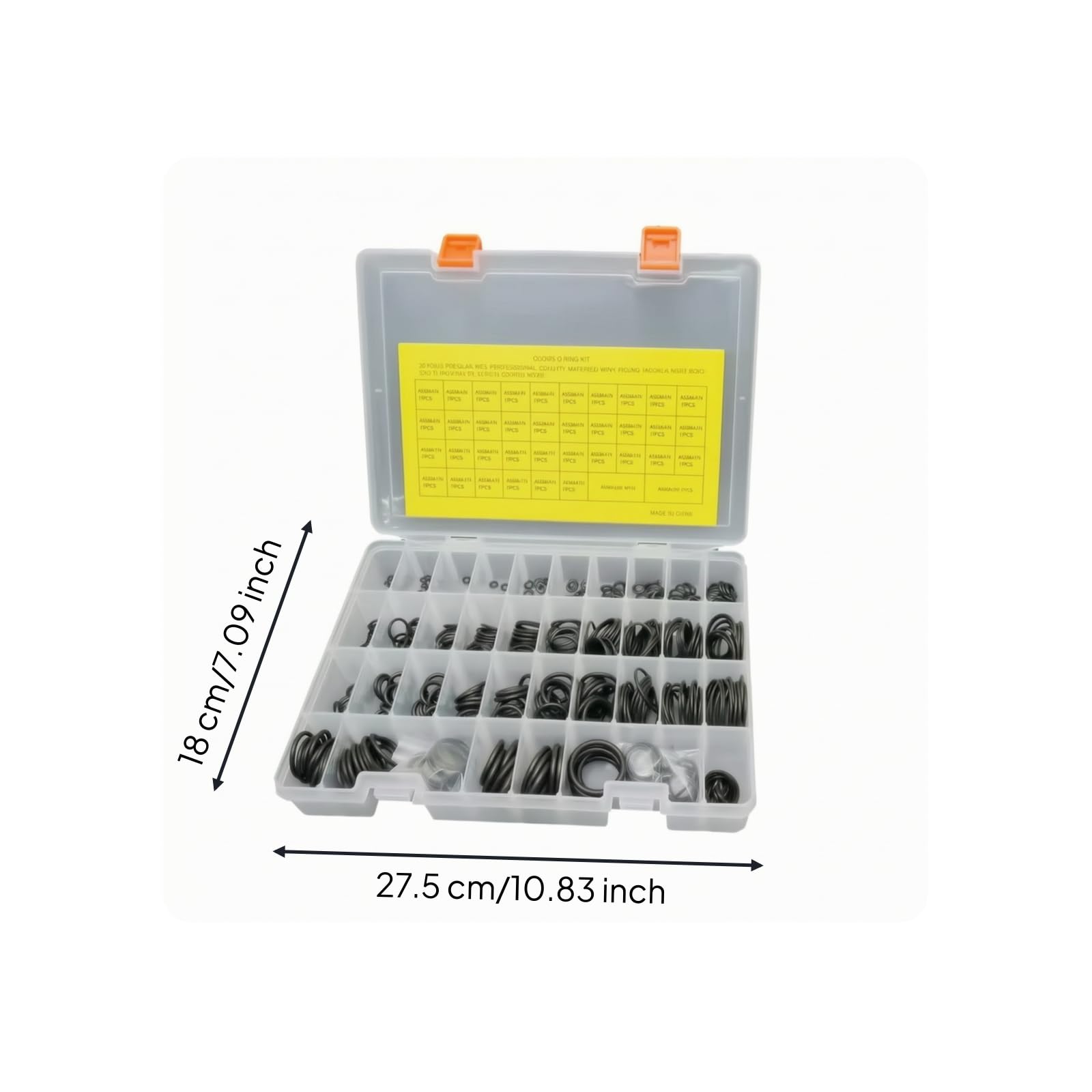 Caja Almacenamiento con Compartimentos Compacto Organizador con Compartimentos Seguro Caja Almacenamiento Divisores para Taller