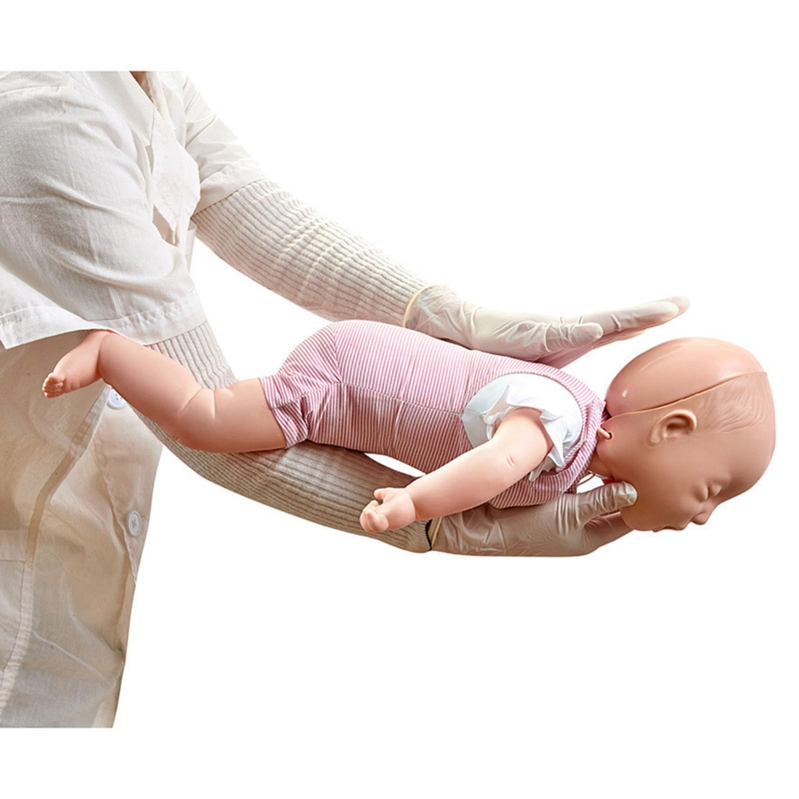 Reanimationspuppe Baby,CPR-Trainingsmodell für Kleinkinder Herz-Lungen-Wiederbelebungspuppe Aus Silikon Erste Hilfe Zum Medizinisch Wissenschaft Lehrmittel A