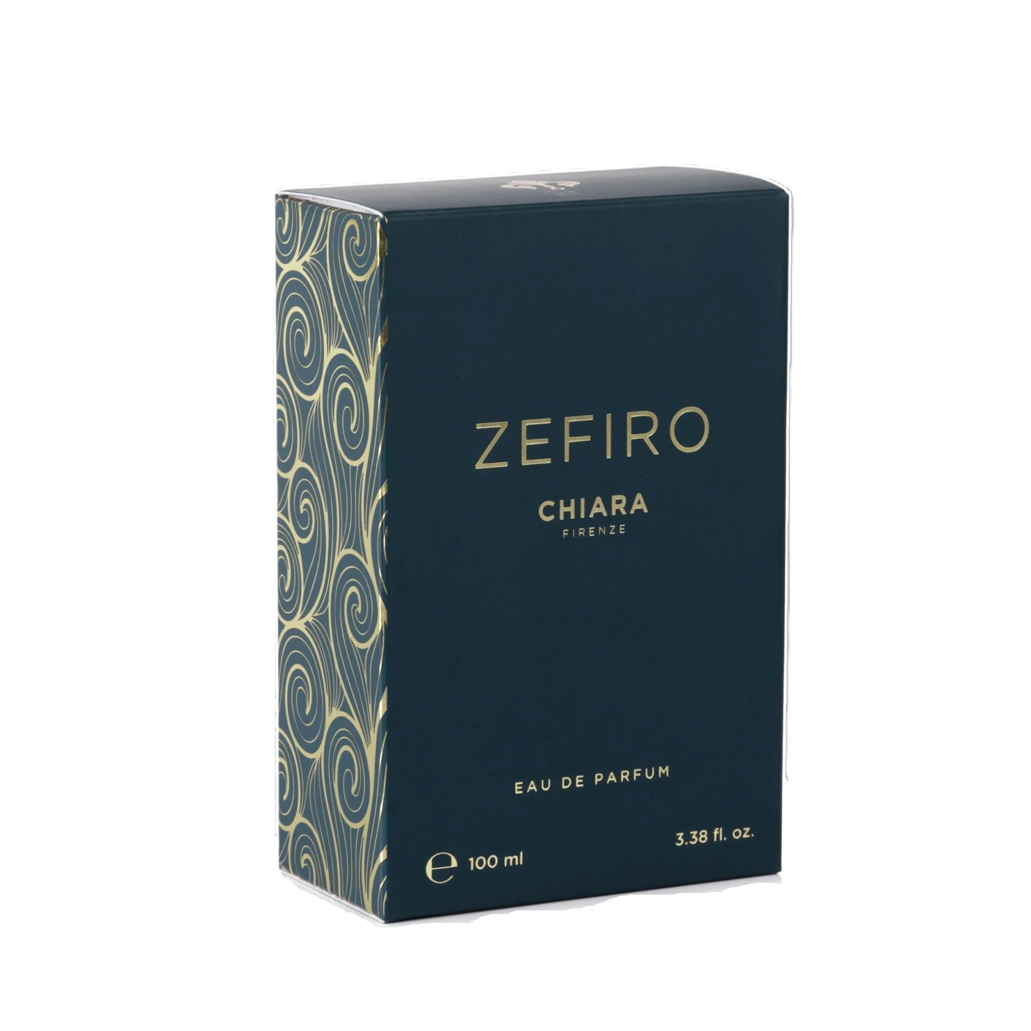 Chiara Firenze - Eau de Parfum Zefiro 100ml - Made in Italy - Fragranza Mandarino - Pepe Rosa - Ambra Grigia - Vetiver