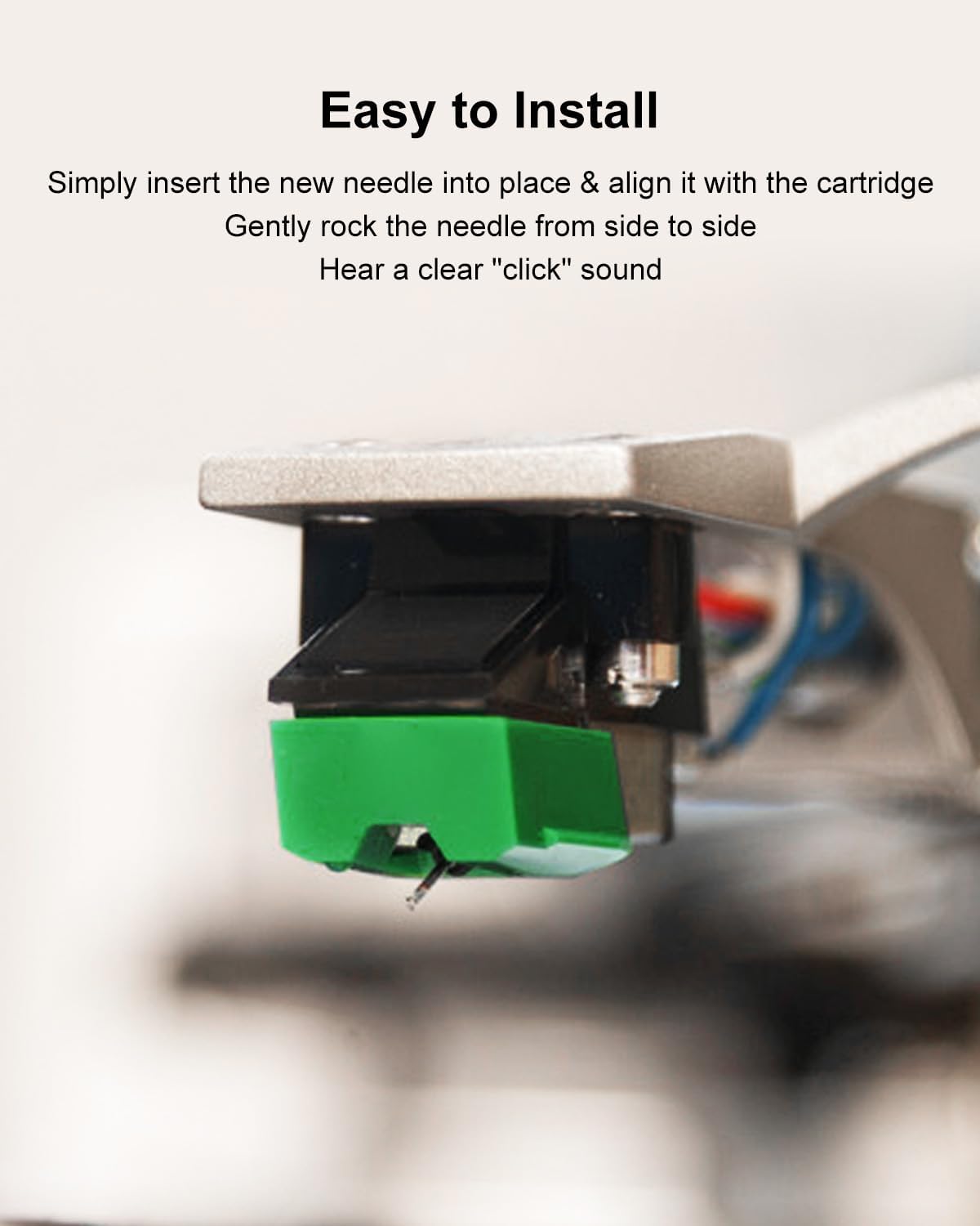 Stylet De Remplacement Audio-Technica AT-VMN95E - Compatible Platine AT-LP120X Et Cartouches Série VM95 - Inclus Brosse