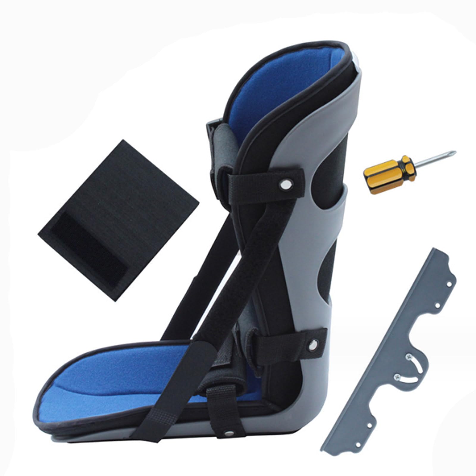 HUANGJUN Férula Nocturna para Fascitis Plantar Ajustable, Soporte para Tendinitis De Aquiles para Fascia, Tendón Y Recuperación Postoperatoria para Hombres Y Mujeres,B,M