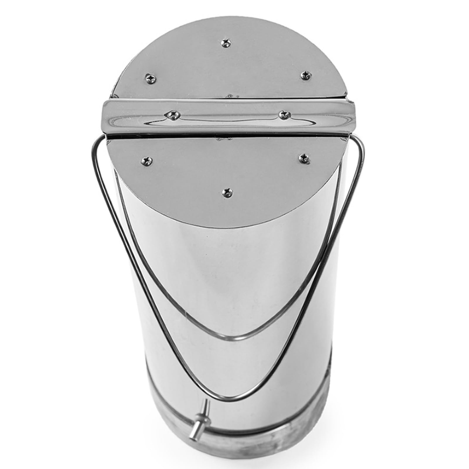 Cuchara de Acero Inoxidable para muestras de Agua con Cuerda de Nailon Ajustable - Muestreador oscilante de 1 litro para la recolección de Agua Superficial de ríos y Lagos, Herramienta de mu