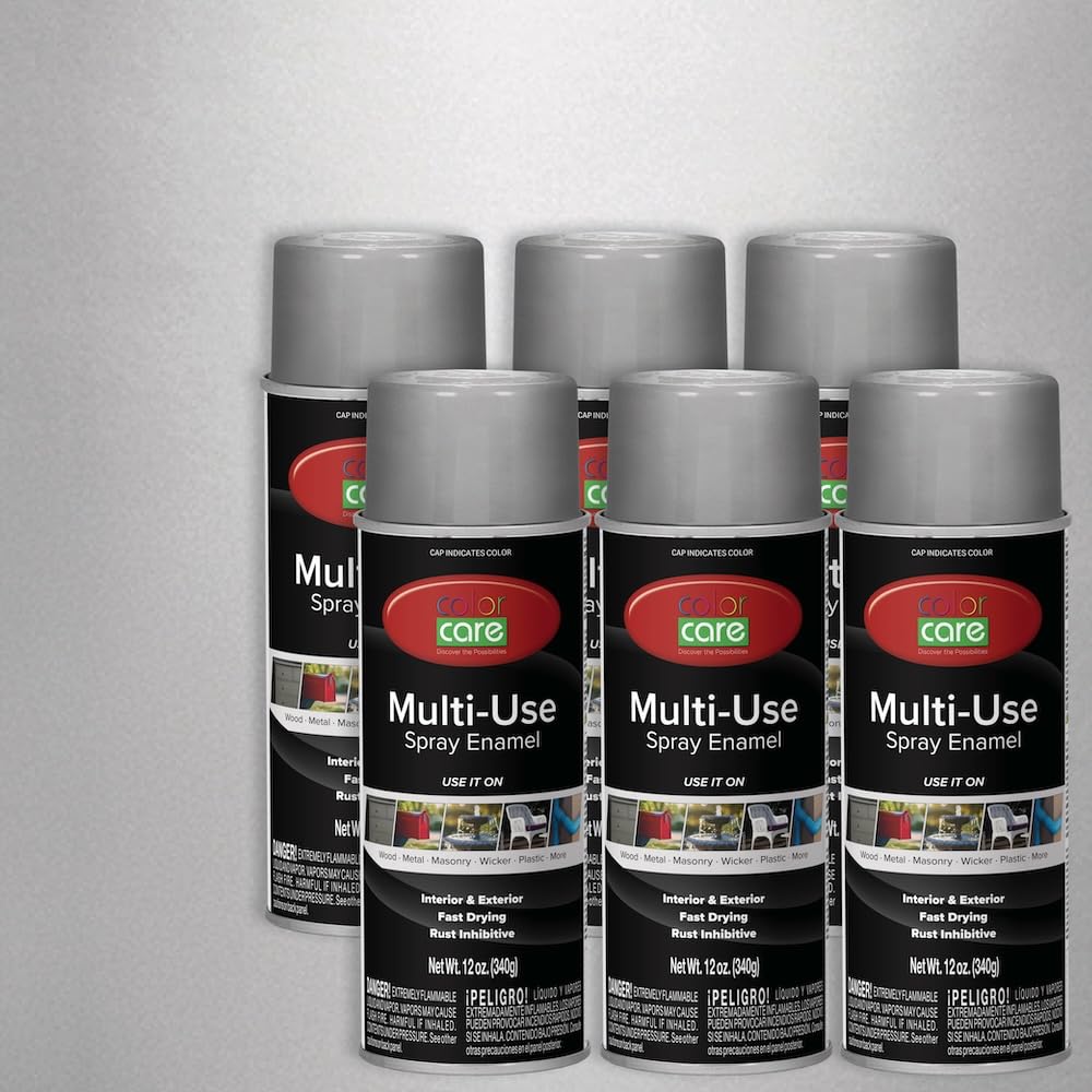 COLOR CARE Multi-Purpose Enamel Spray Paint Aluminum