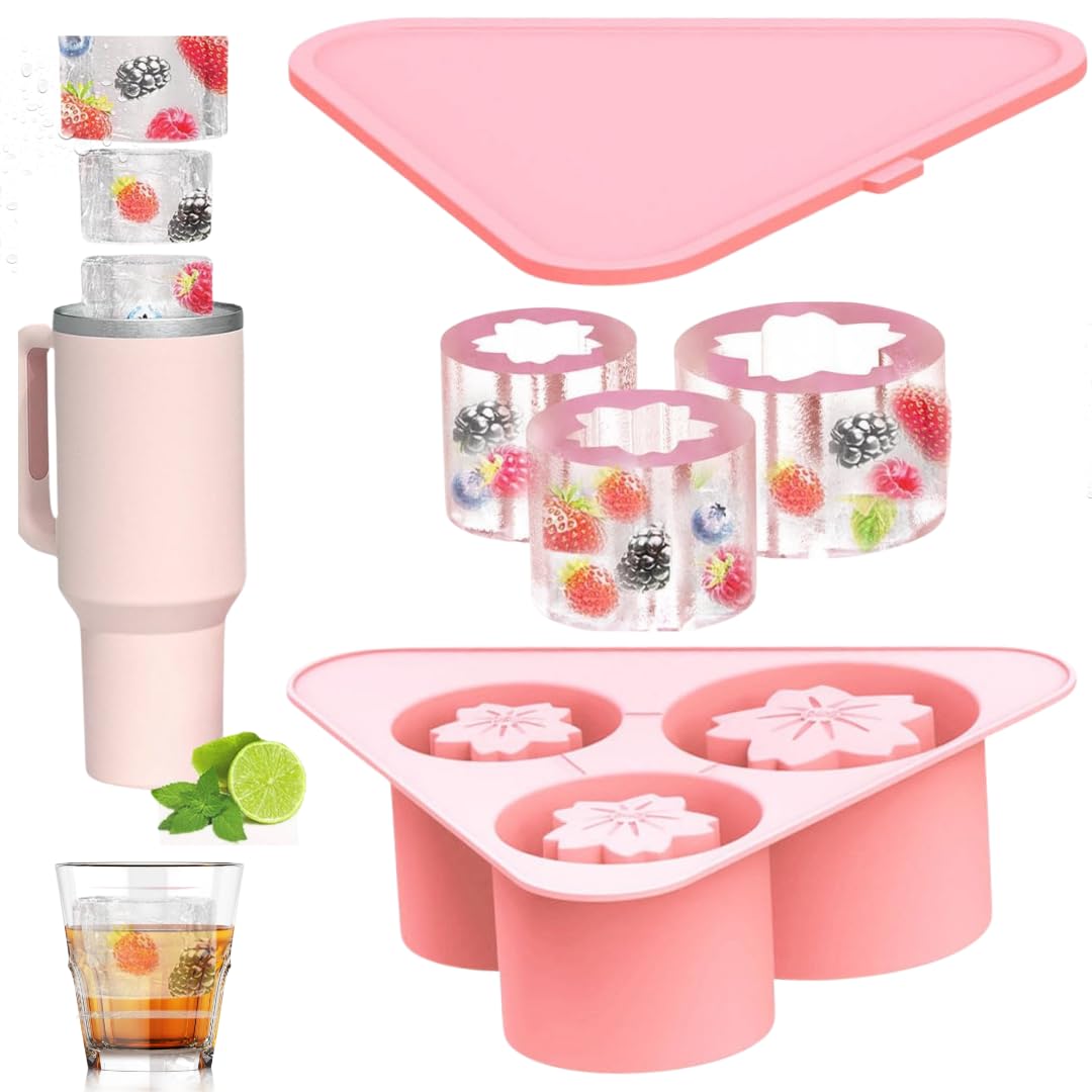 Amazon.com: Flower Ice Cube Tray for Stanley Cups, Stanley Cup 40