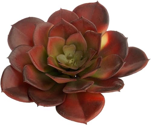 Treasure Gurus - Mini flor artificial suculenta color magenta decoración de escritorio