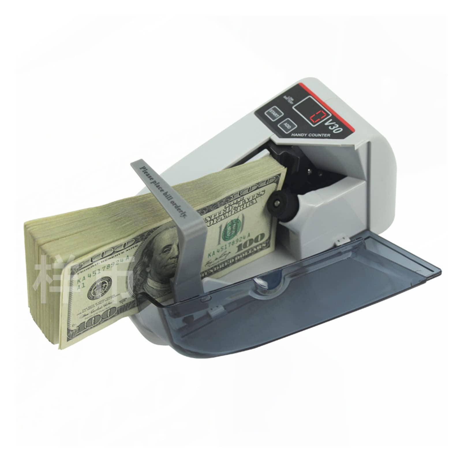 V30 Money Counter Machine portatile Piccola for le bollette in valuta estera Contatura della macchina Multanazionale Bill Conteggio Macchina per le aziende